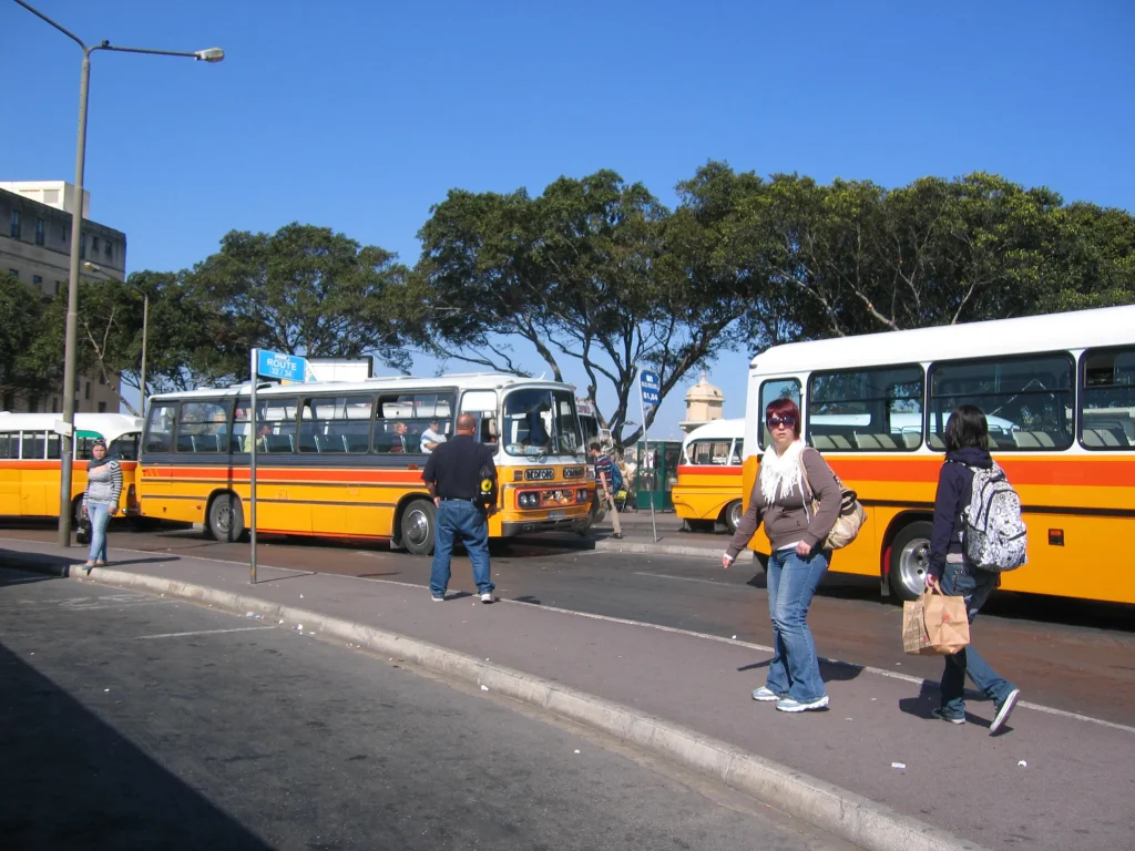 Bus Transport in Valletta